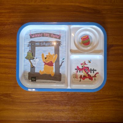 Melamine compartment tray Winnie the pooh-Home sweet home