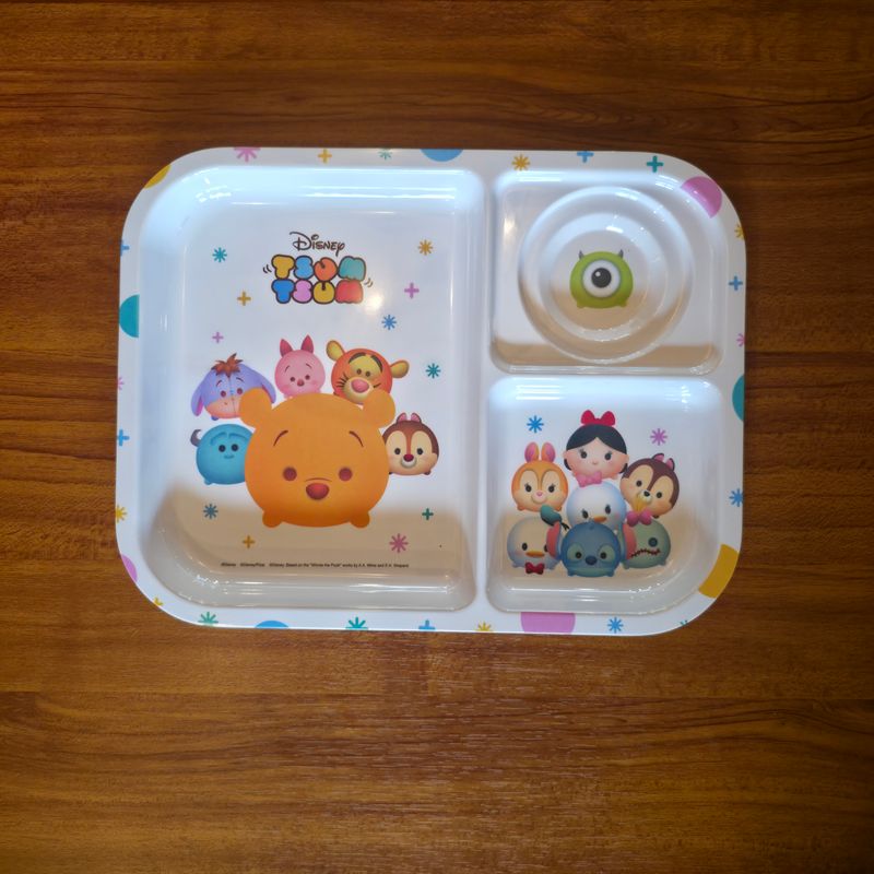 Melamine compartment tray Tsum Tsum