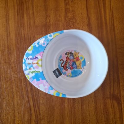 Melamine Bowl with Side Handle-Winnie the Pooh