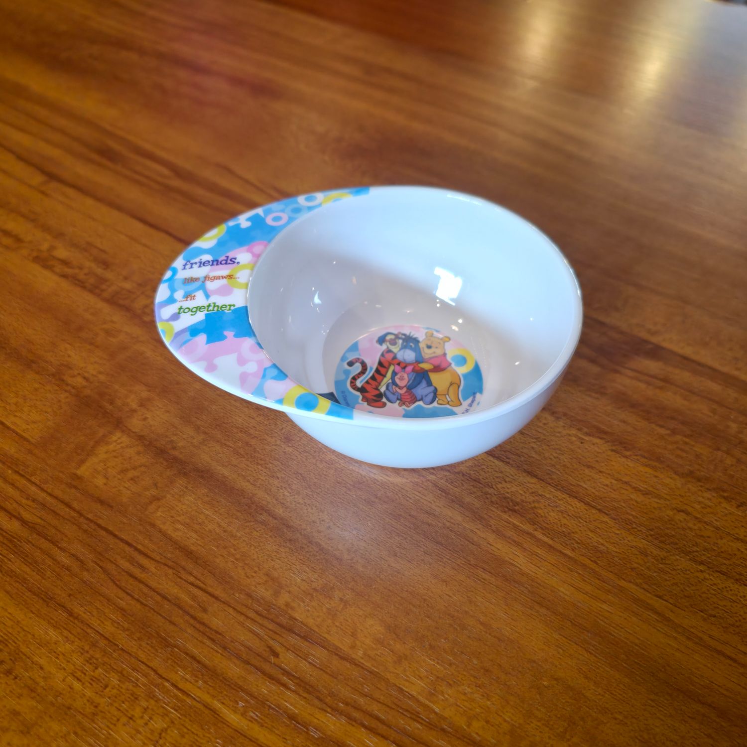 Melamine Bowl with Side Handle-Winnie the Pooh