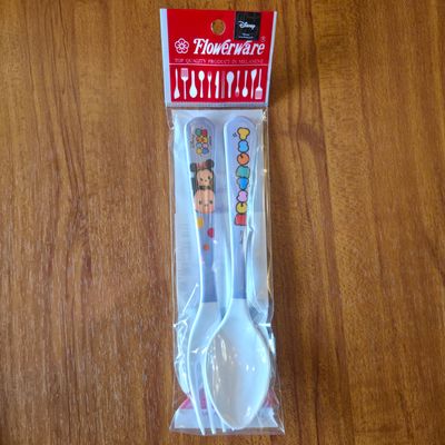 Melamine Spoon &amp; Fork Set-Tsum Tsum