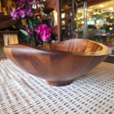 Handcrafted Wooden Salad Bowl