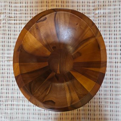 Handcrafted Wooden Salad Bowl