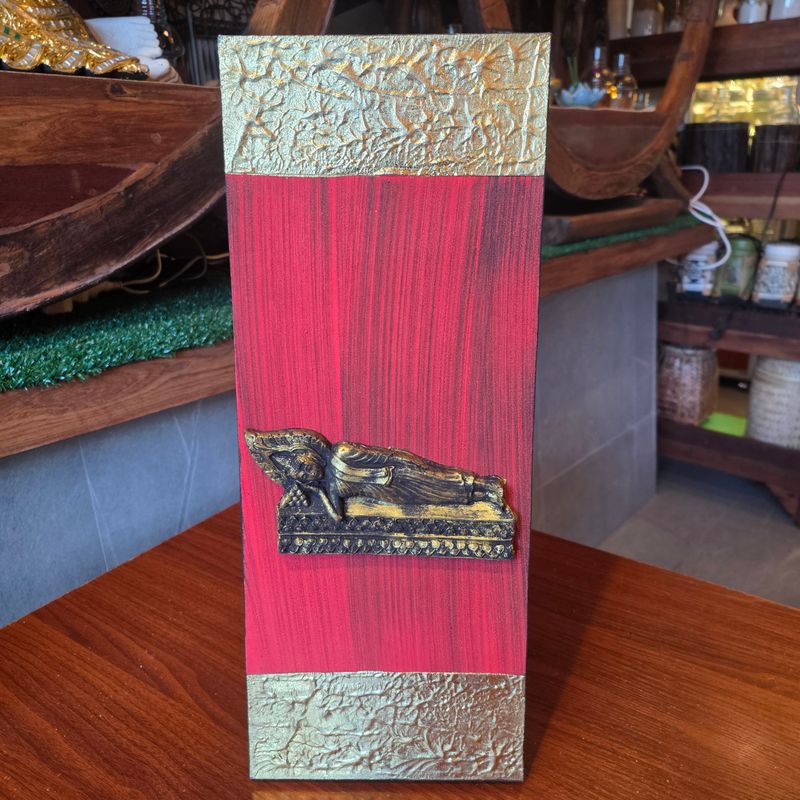 3D Acrylic painting on Canvas-Tuesday buddha/Red