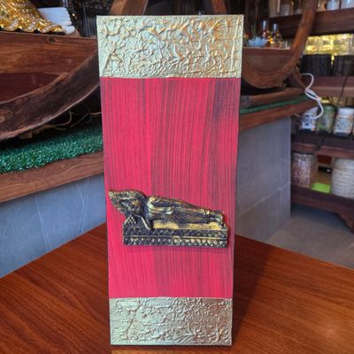 3D Acrylic painting on Canvas-Tuesday buddha/Red