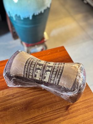 Traditional Thai Head Rest Pillow - Brown3