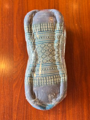 Neck Support Kapok Pillow - Blue2
