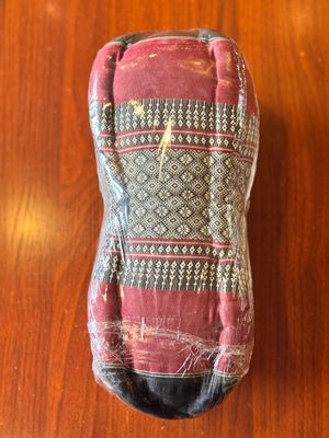 Neck Support Kapok Pillow - Red2