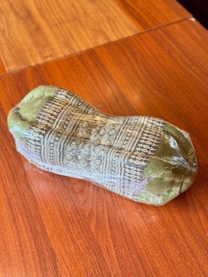 Neck Support Kapok Pillow - Green