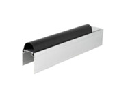 Garage Door - Bottom Rubber Seal with Aluminium - for 40mm Panel - 5850mm