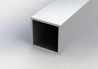 Aluminium SHS - 50 x 50 x 2mm - Mill Finish - 6.5m