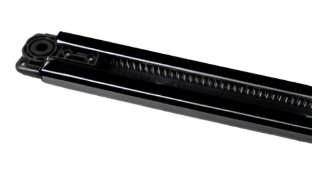 Belt Rail - Black Aluminium - 4m