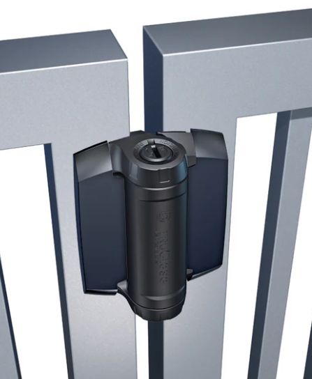 D&amp;D Self Closing Hinges - Up to 70kg - Black