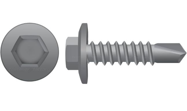 Hex - Coarse - Self Drilling Screws - Galvanised - 12g - 14 x 20mm