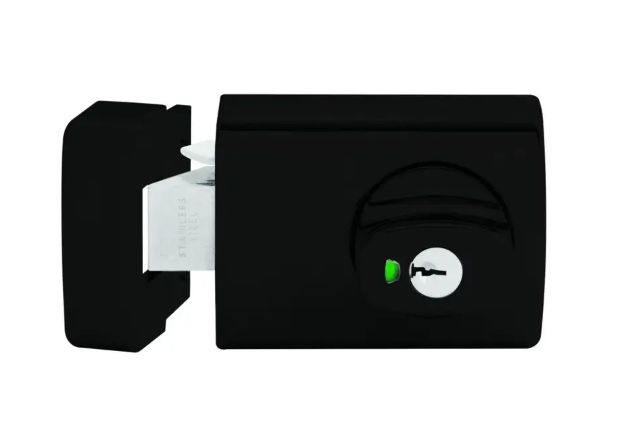 Deadlatch - 001 - With Knob - Matt Black - Lockwood