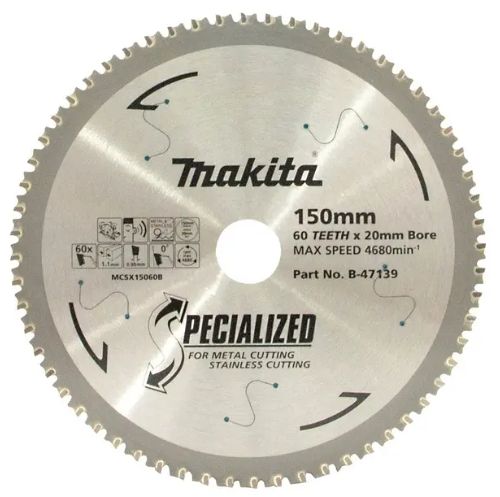 Blade - Saw - TCT - 150mm - x 20 - X60TS/S Specalised