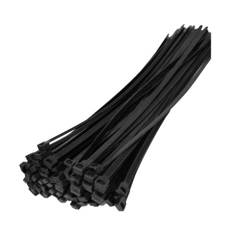 Cable Tie - 200mm x 4.6mm - Black - 100pk