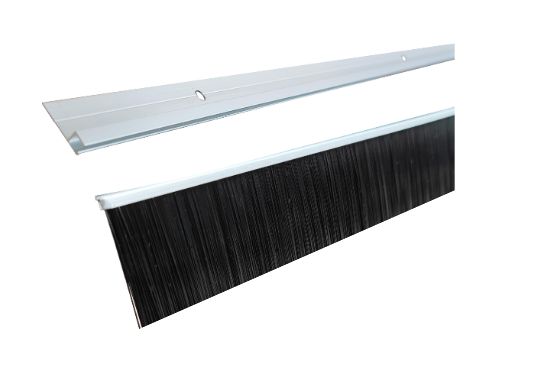 Brush Seal - 25mm Brush - 50mm Aluminium - 45 Degrees - 2.5m