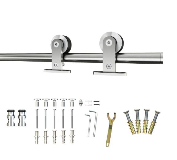 Barn Door - Hardware Kit - Stainless Steel - Set