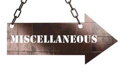 Miscellaneous