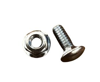 Carriage Bolt - GR5 - Zinc Plated - 6.3 x 16 (1/4&quot; x 5/8&quot;) - Flange Nut