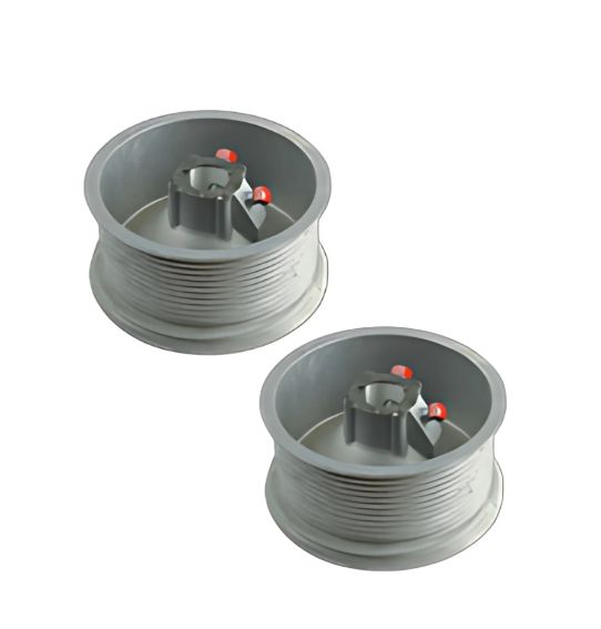 Garage Door -  Cable Drum - PAIR - Aluminium- 5-18&#39; (5.4m)