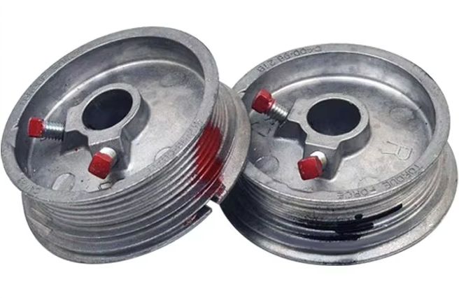 Garage Door -  Cable Drum - High Lift- PAIR - Aluminium - 4 -54&quot; (16.4m)