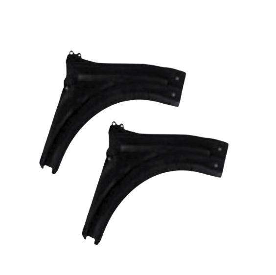 Garage Door - Low Head Room - Corner Bracket - Plastic - PAIR