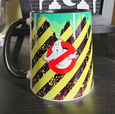 Ghostbusters Caution Stripe Mug