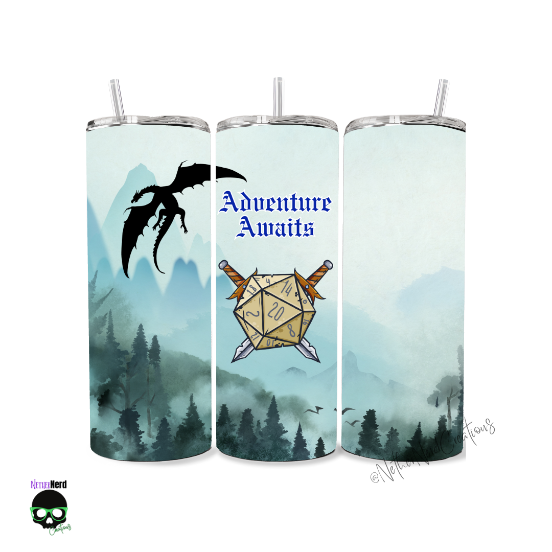 Adventure Awaits Tumbler