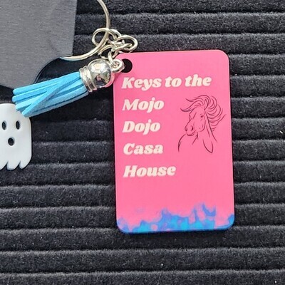 Keys to the Mojo Dojo Casa House Keychain