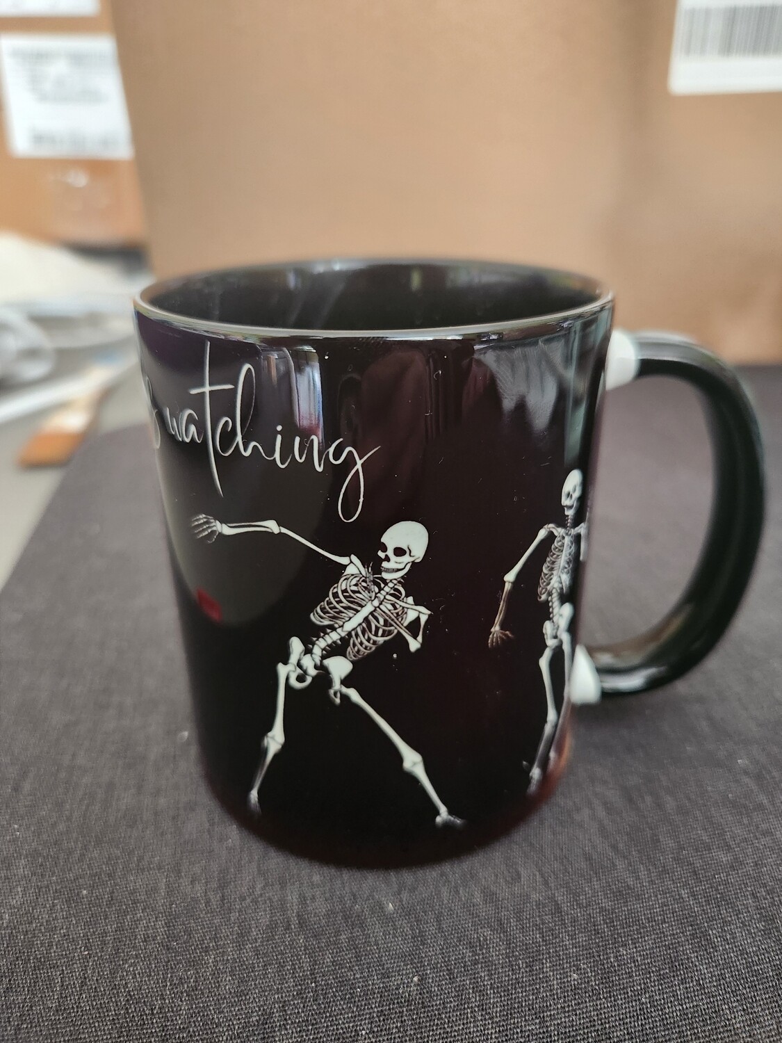 Dance Like No One is Watching Skeleton Mug