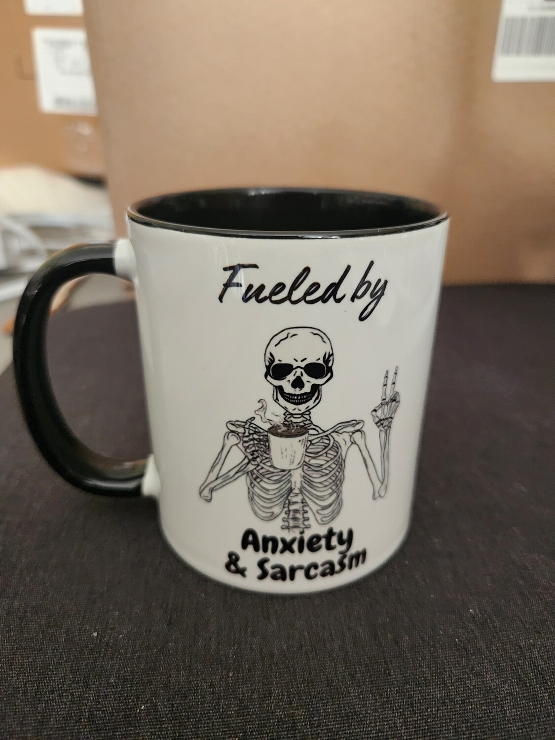 Fueled by Sarcasm &amp; Anxiety Mug