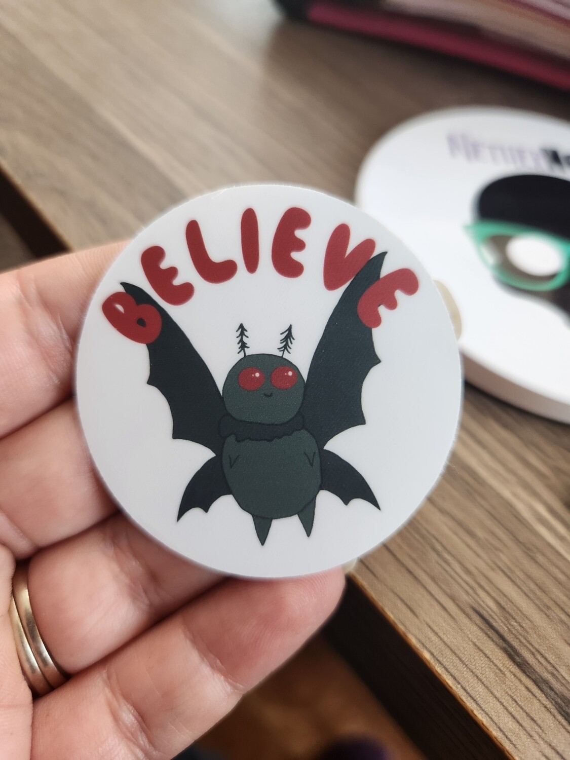 Mothman Believe Sticker
