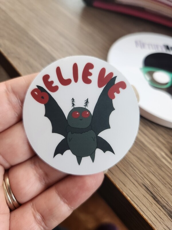 Mothman Believe Sticker