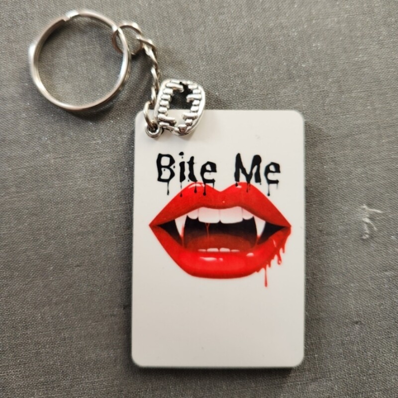 Bite Me Keychain