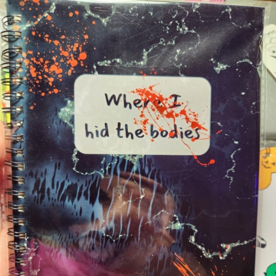 Where I Hid the Bodies Notebook