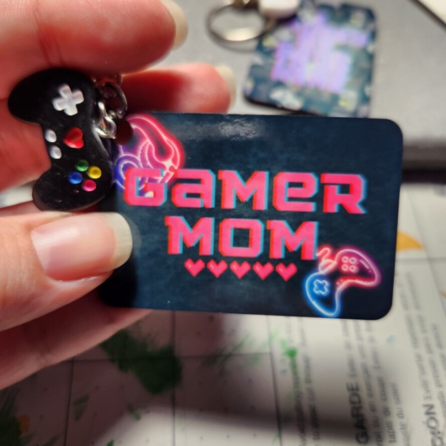 Gamer Mom Keychain