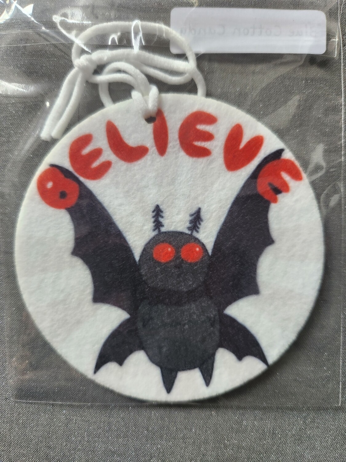 Mothman Air Fresheners, name: Believe