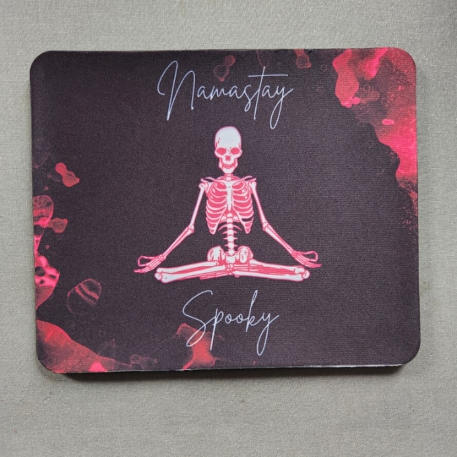 Namastay Spooky Mouse pad
