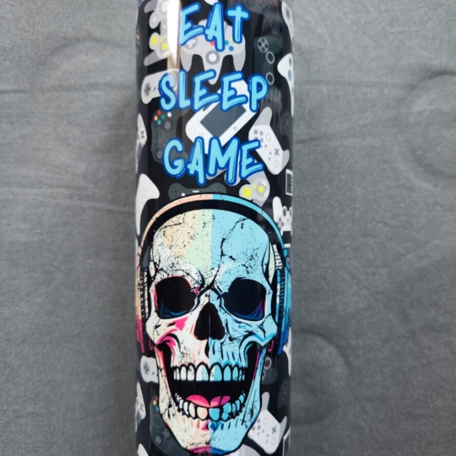 Eat, Sleep, Game Tumbler