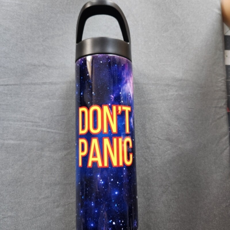 Don&#39;t Panic Water Bottle
