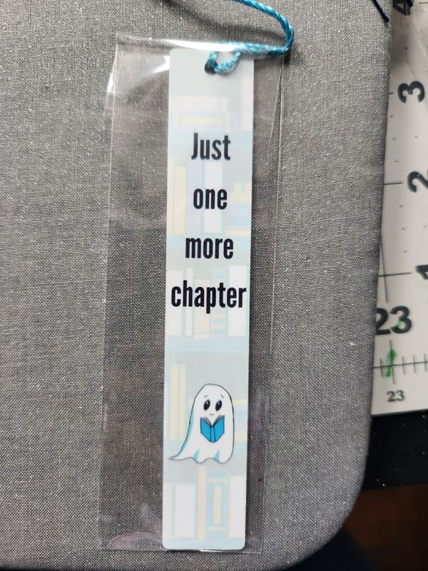 Just One More Chapter Metal Bookmark
