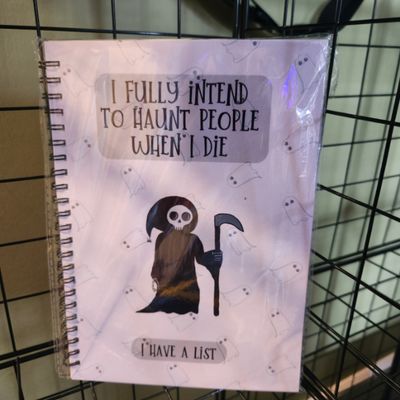 I Fully Intend to Haunt People Notebook