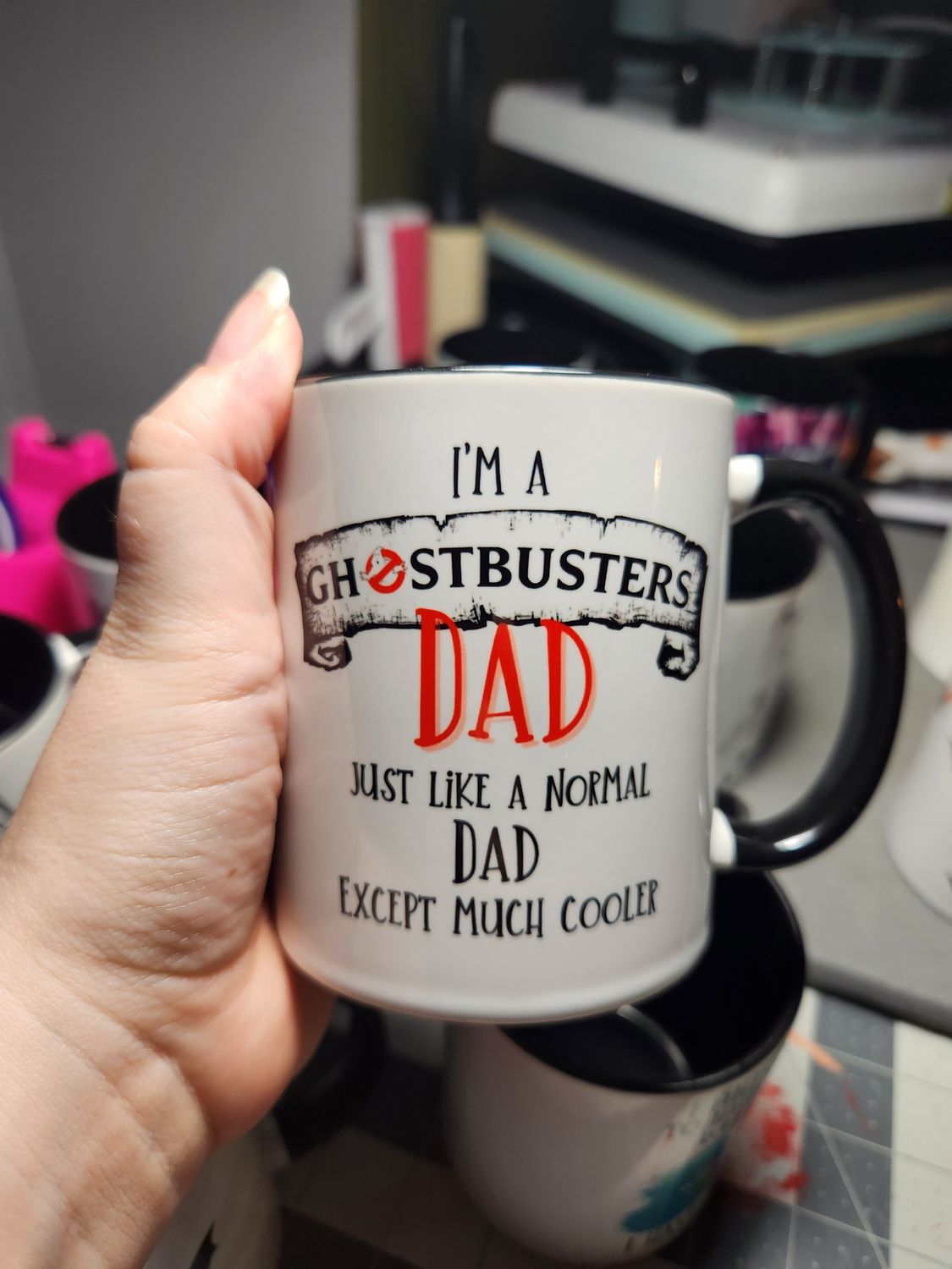 ghostbuster dad mug