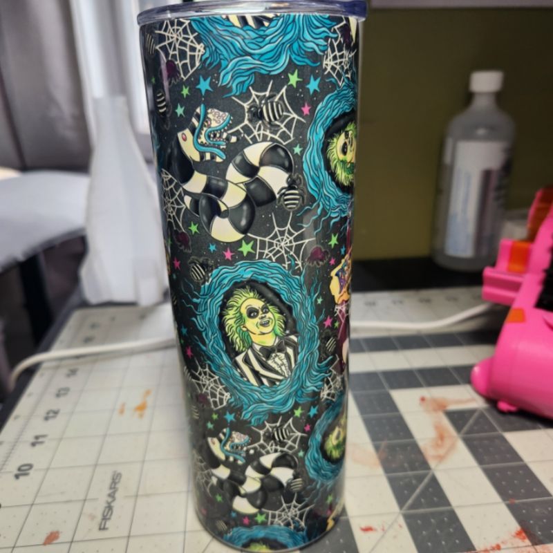 Beetlejuice Tumbler