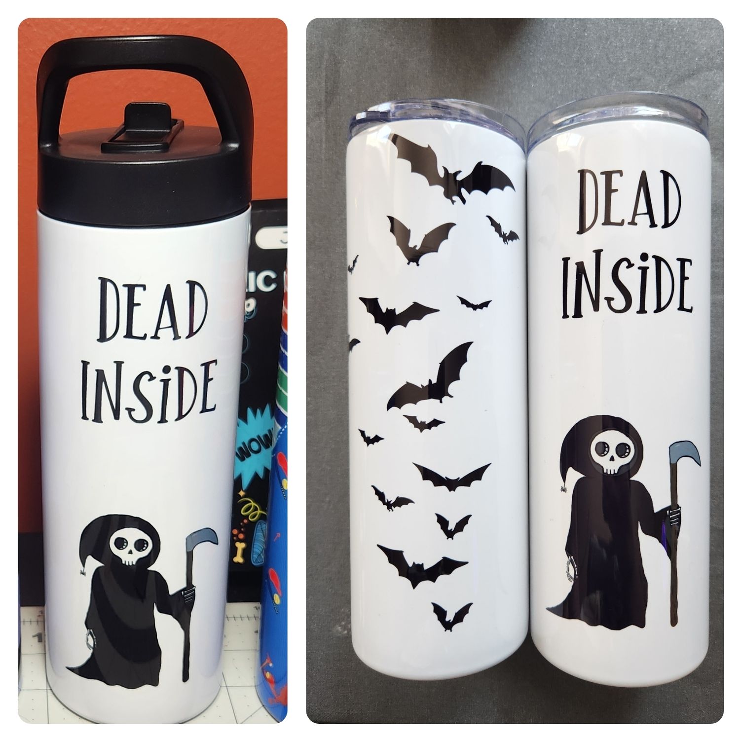 Dead Inside Water Bottle