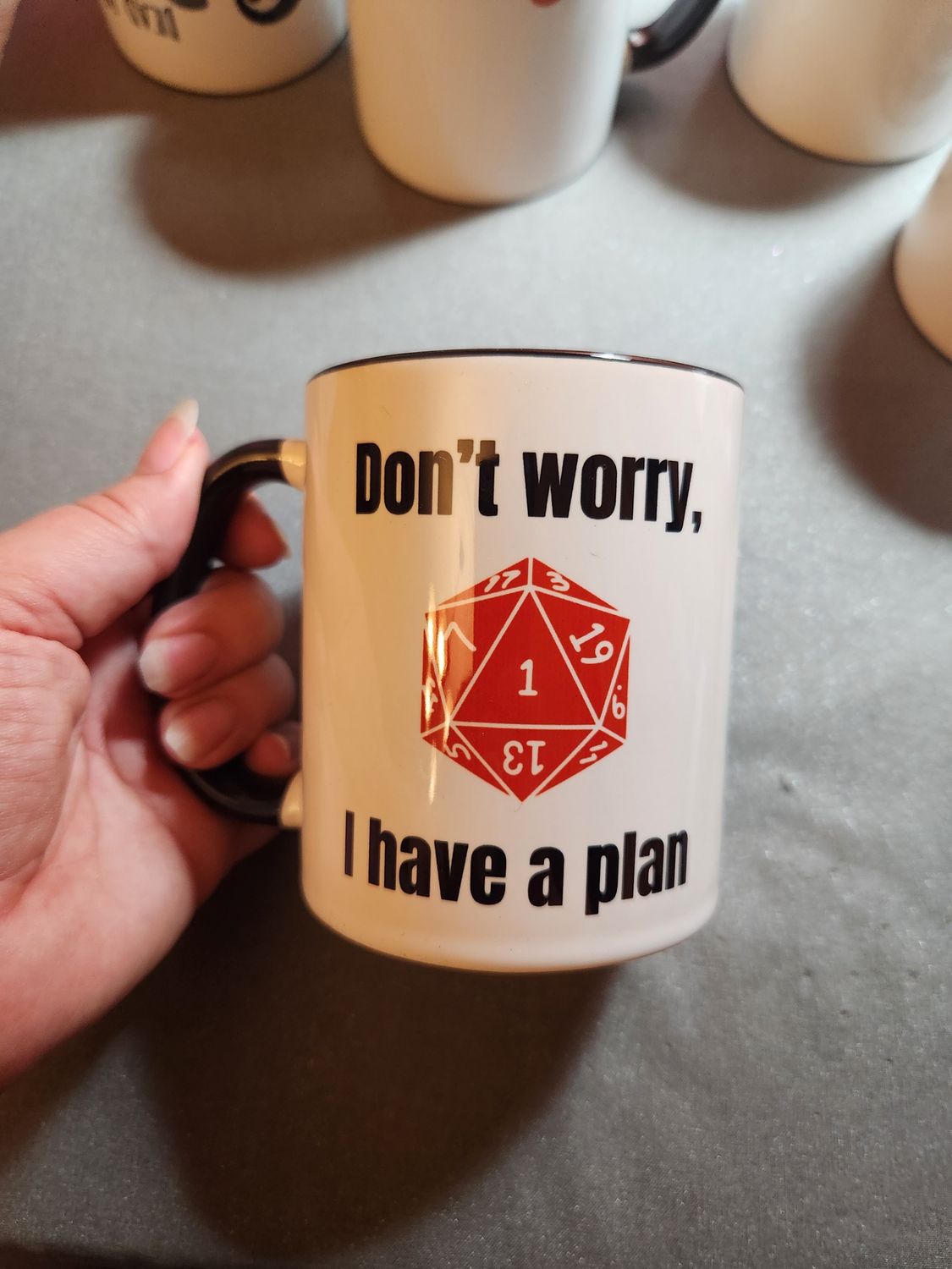 Don&#39;t Worry D20 Mug