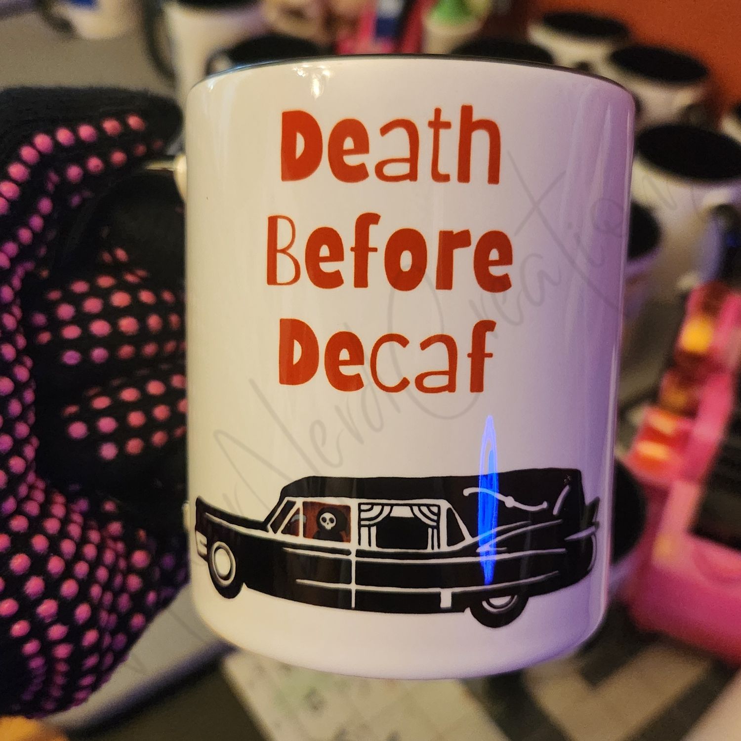 Death Before Decaf Mug