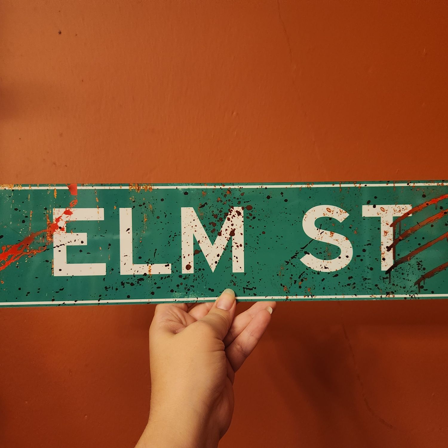 Elm St. - Metal Street sign
